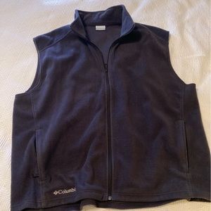 Columbia Black Fleece Vest XXL